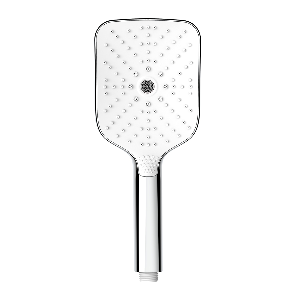 What Materials Are Typically Used to Make 10-Inch Square Rainfall Shower Heads, and How Do They Affect the Showering Experience?